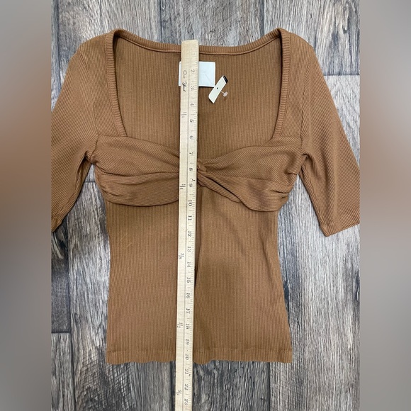 Citizens of Humanity Small Parie‎ Twist Top In Malt Ball NWOT - Picture 6 of 12